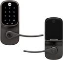 Yale Assure Lever - Wi-Fi Connected Keypad Smart Door Lock with Handle Black Suede