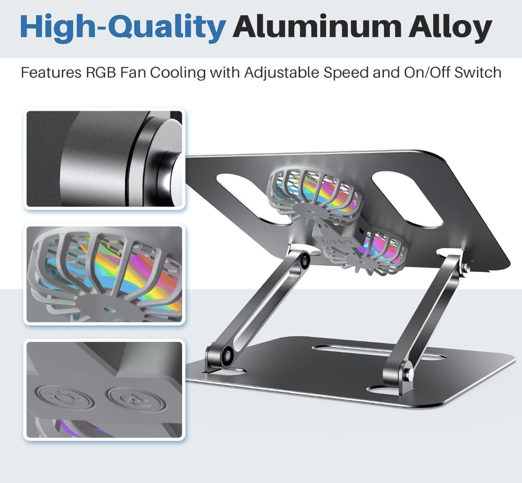 YICOSUN Aluminum Alloy Laptop Cooling Stand