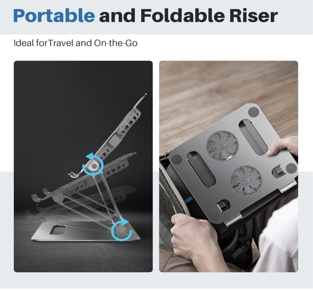 YICOSUN Aluminum Alloy Laptop Cooling Stand