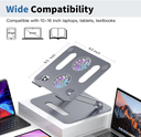 YICOSUN Aluminum Alloy Laptop Cooling Stand