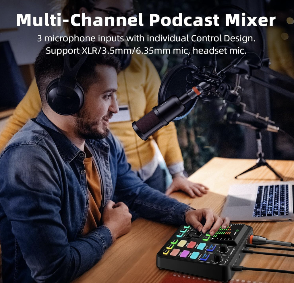 PUPGSIS All-in-one Gaming Audio Mixer