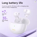 HOCO EQ17 Wireless ANC BT Headset - Frost White