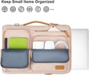 MOSISO 360 Protective Laptop Shoulder Bag,15-15.6" Khaki