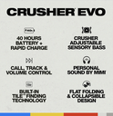 Skullcandy Crusher EVO Wireless Over-Ear True Black