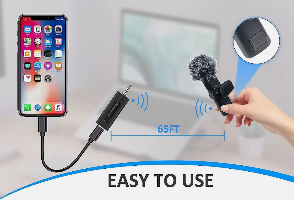 K2 2pc Wireless Lavalier Microphone