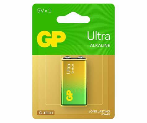 GP 9V Ultra Alkaline Battery