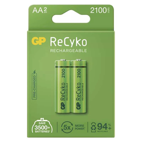 GP AA ReCyko Charger 2PK