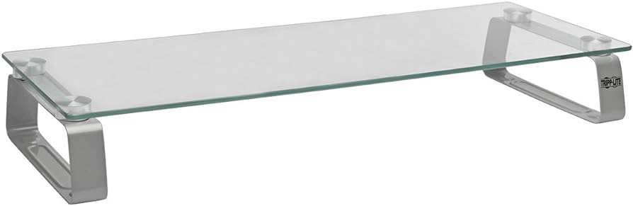 Glass Top Monitor Riser Stand
