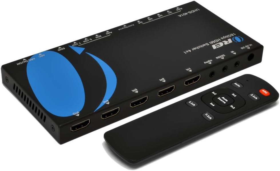 Orei UHDS-401 4x1 HDMI Switcher