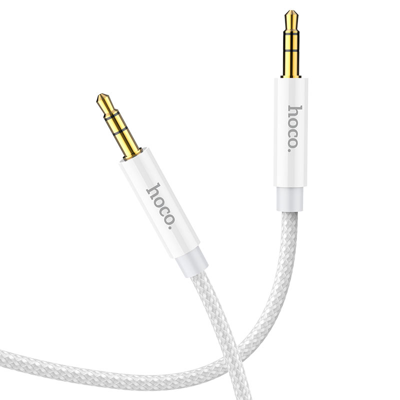 HOCO UPA19 2M Aux Cable Silver