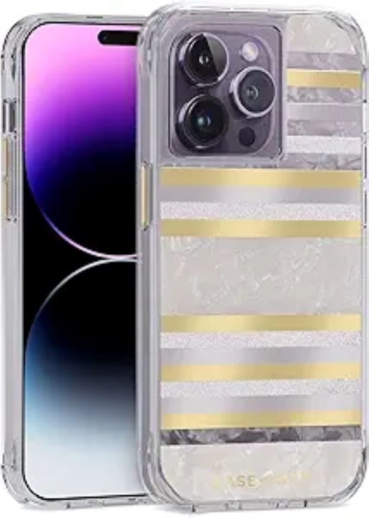 Case-Mate iPhone 14 Pro Pearl Stripes
