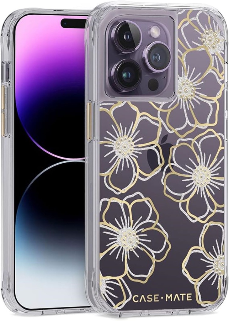 Case-Mate iPhone 14 Pro Floral Gems