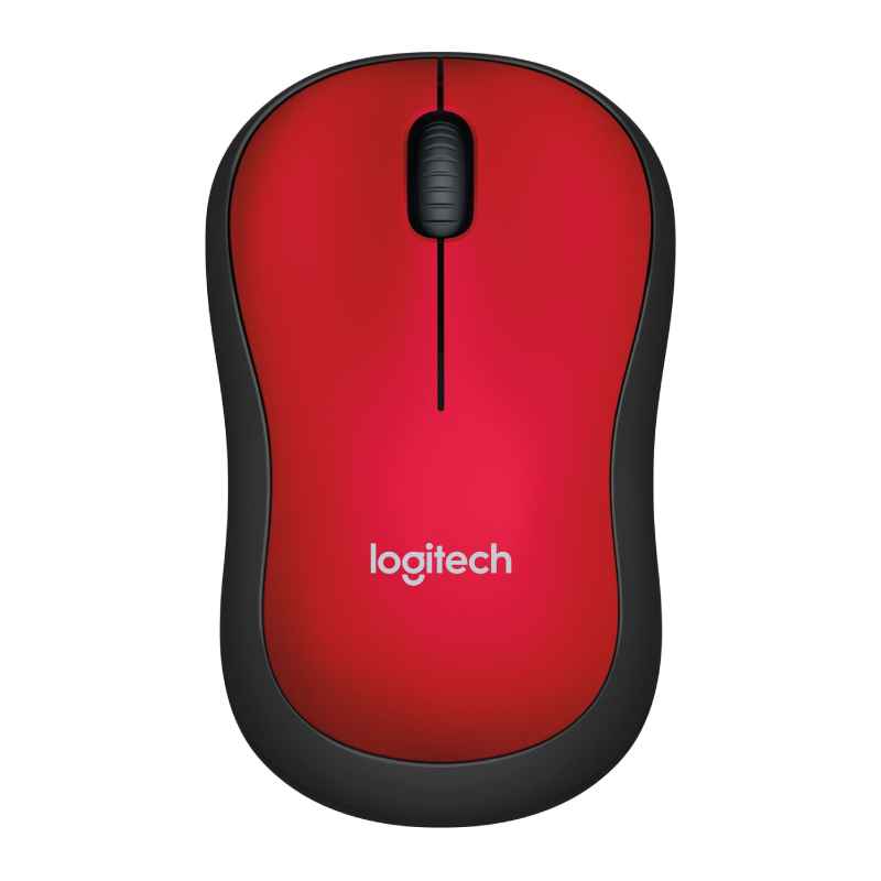 Logitech M185 Wireless Mouse Red