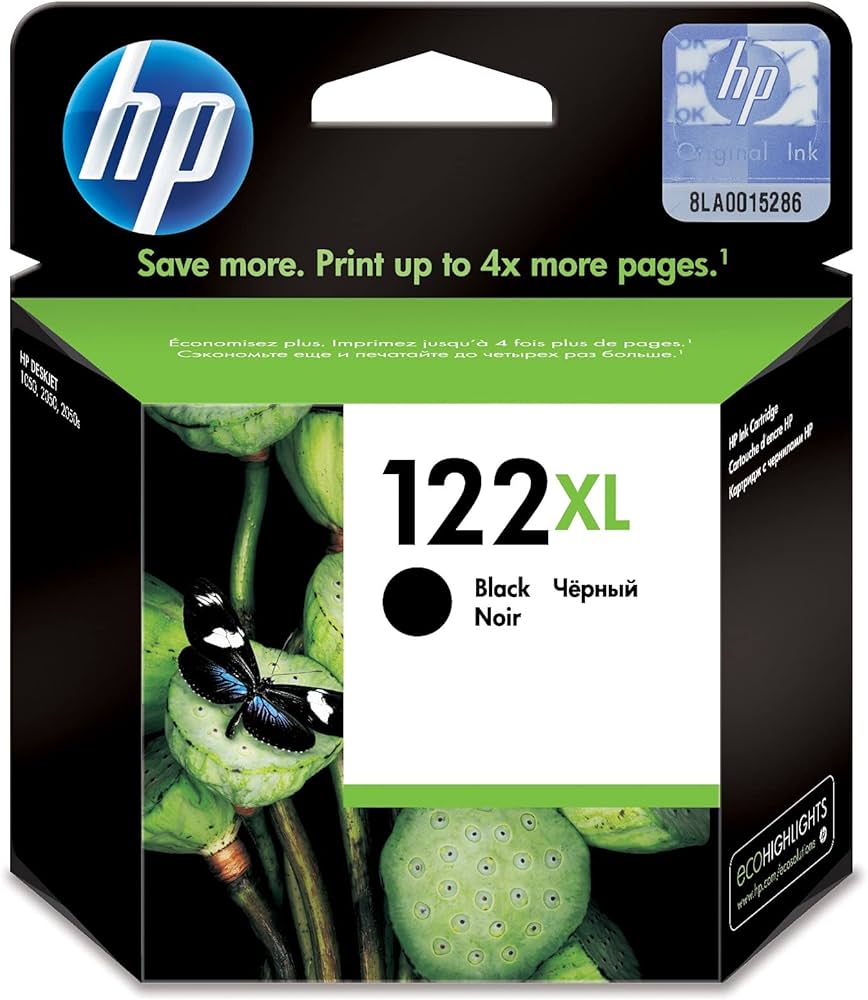 HP Ink 122XL Black