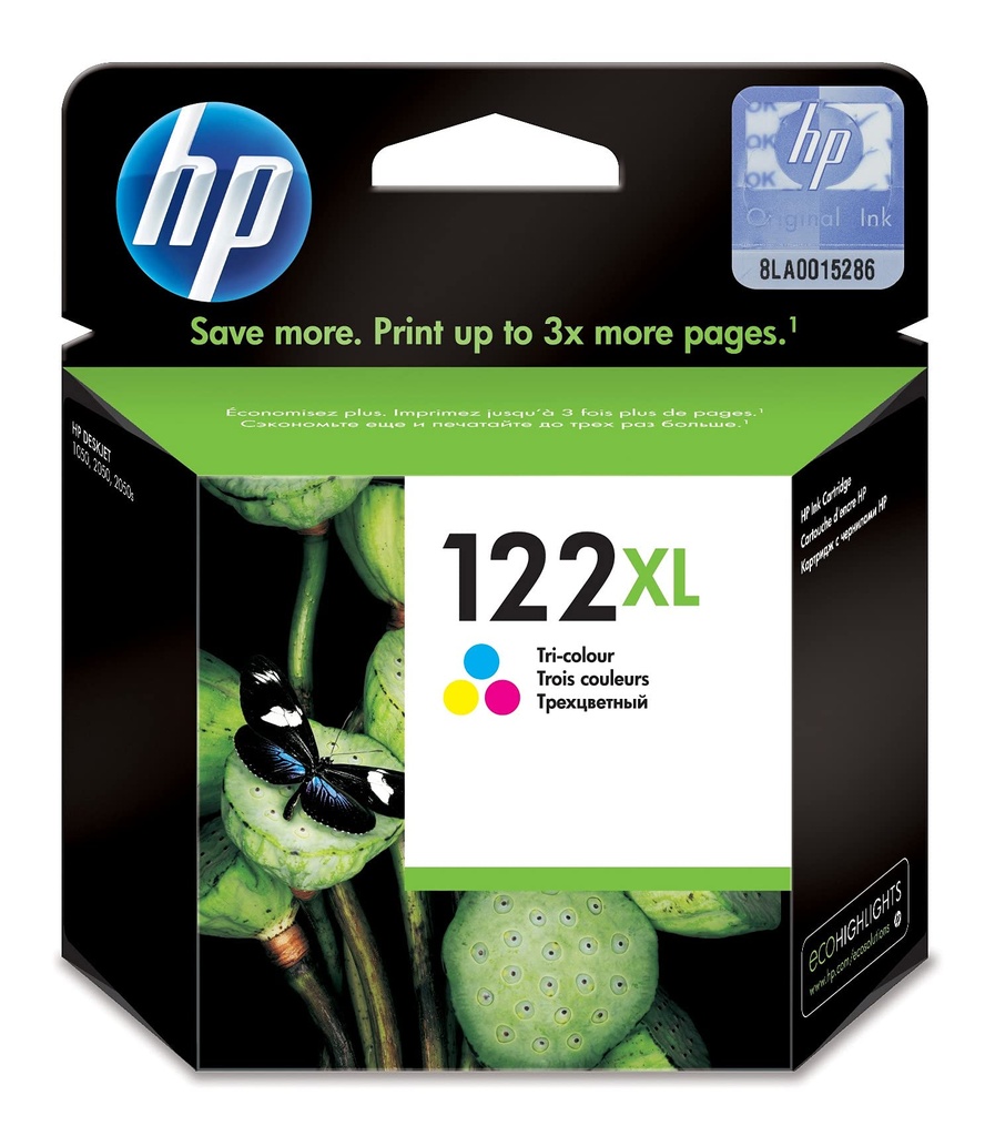 HP Ink 122XL Tricolor