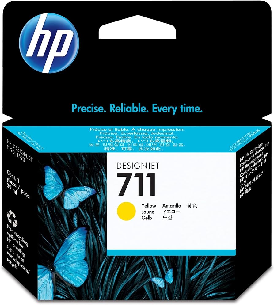 HP CZ132A 711 Ink Yellow