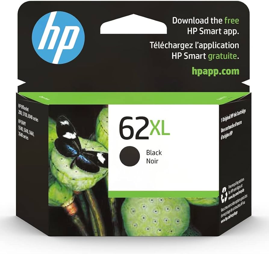 HP Ink 62 XL Black