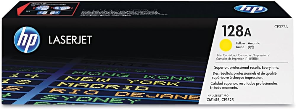HP CE322A Yellow Toner 128A