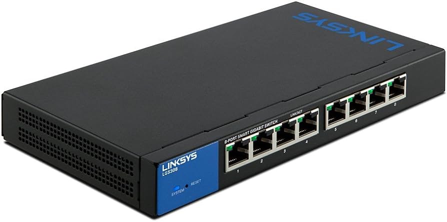 Linksys 8-Port Gigabit Smart switch