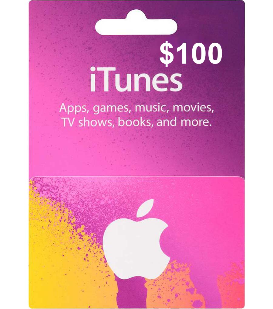 DIGITAL CODE iTunes $100US