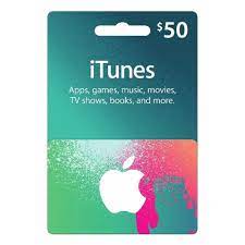 DIGITAL CODE iTunes $50US