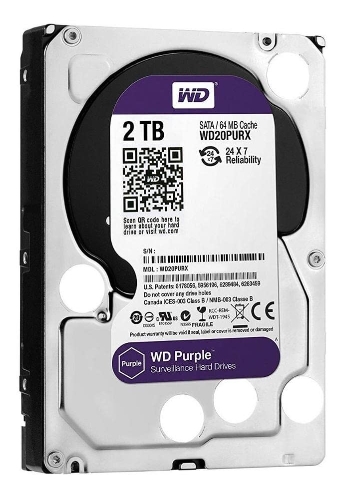 WD Purple 2 TB 3.5" Internal HD