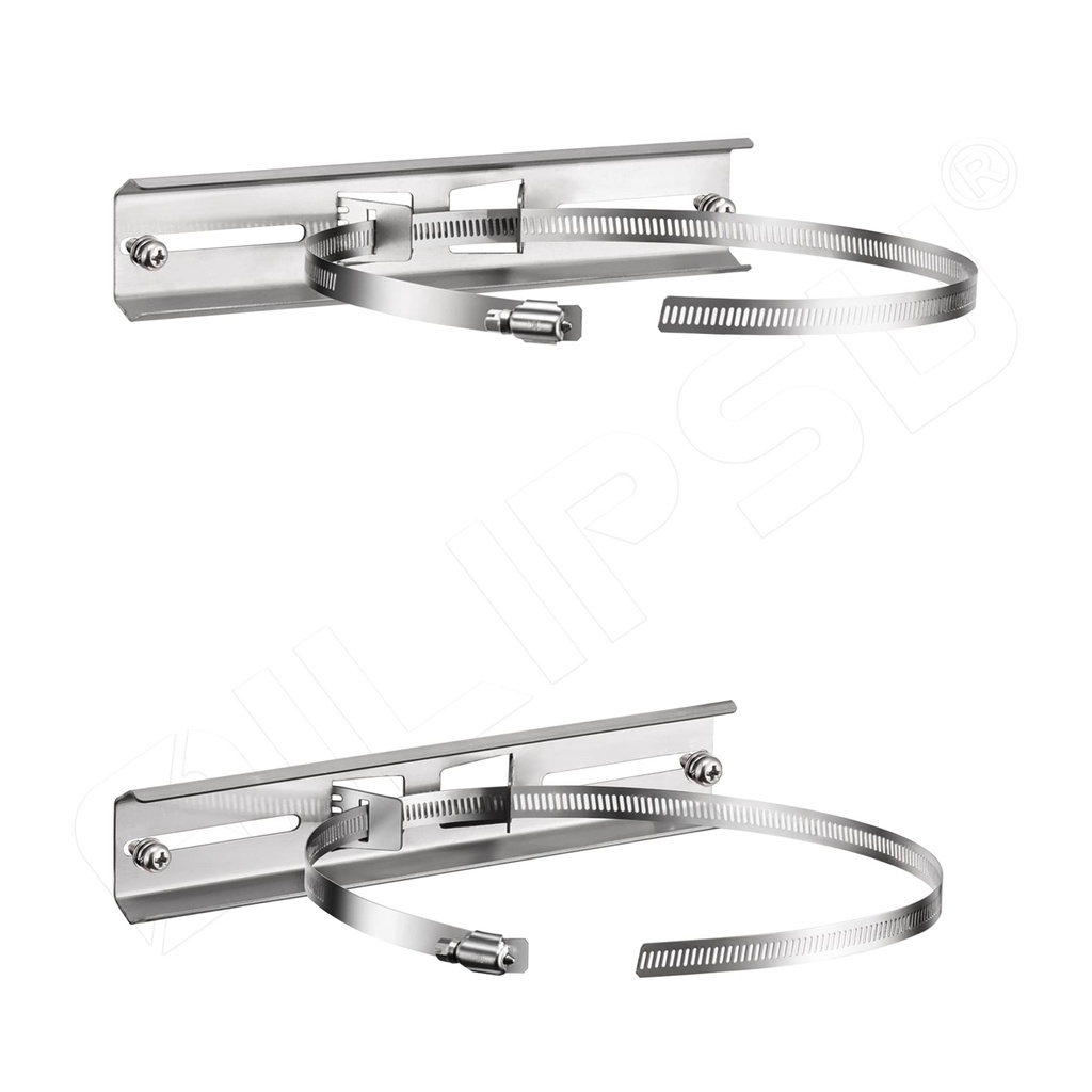 QILIPSU Pole Mounting Kits 250x48mm Brackets