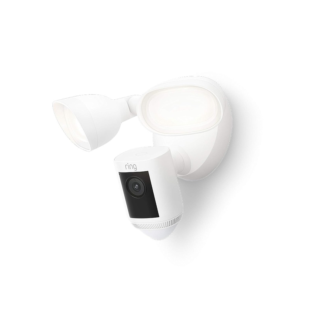 Ring Floodlight Cam Pro, Wired (White)