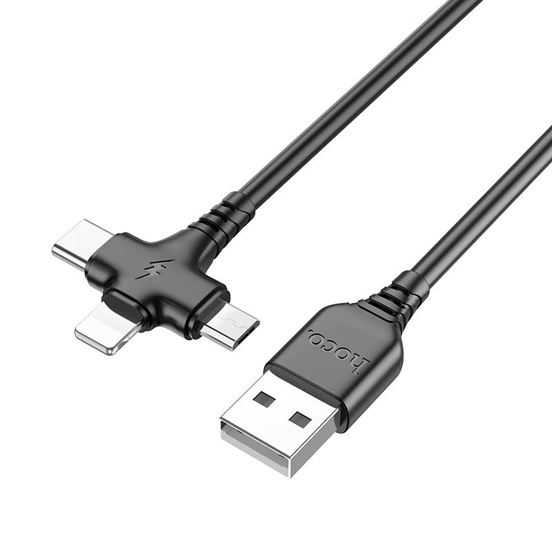 HOCO X77 3in1 charge cable