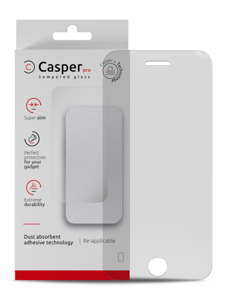 Casper Pro iPh 6/6S/7/8/SE Temp Glass