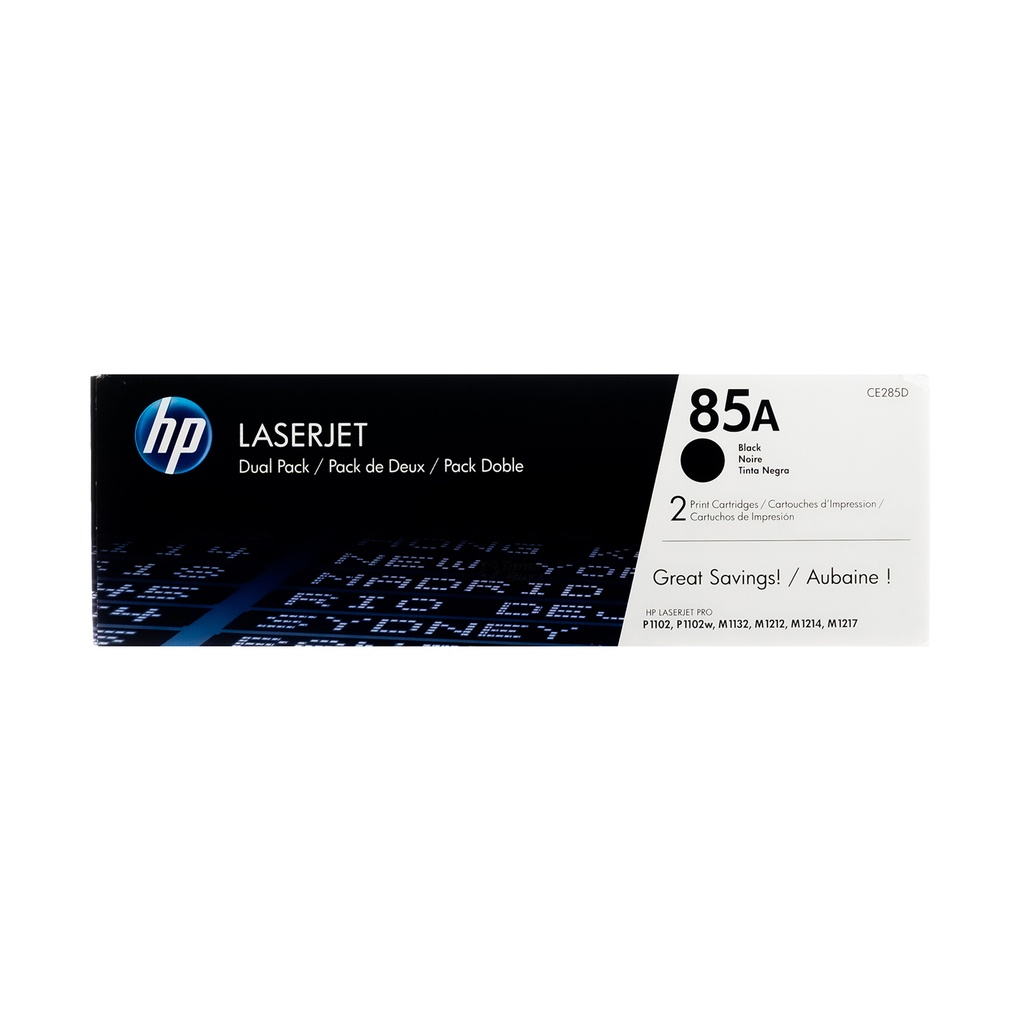 HP 85A Black Toner Dual
