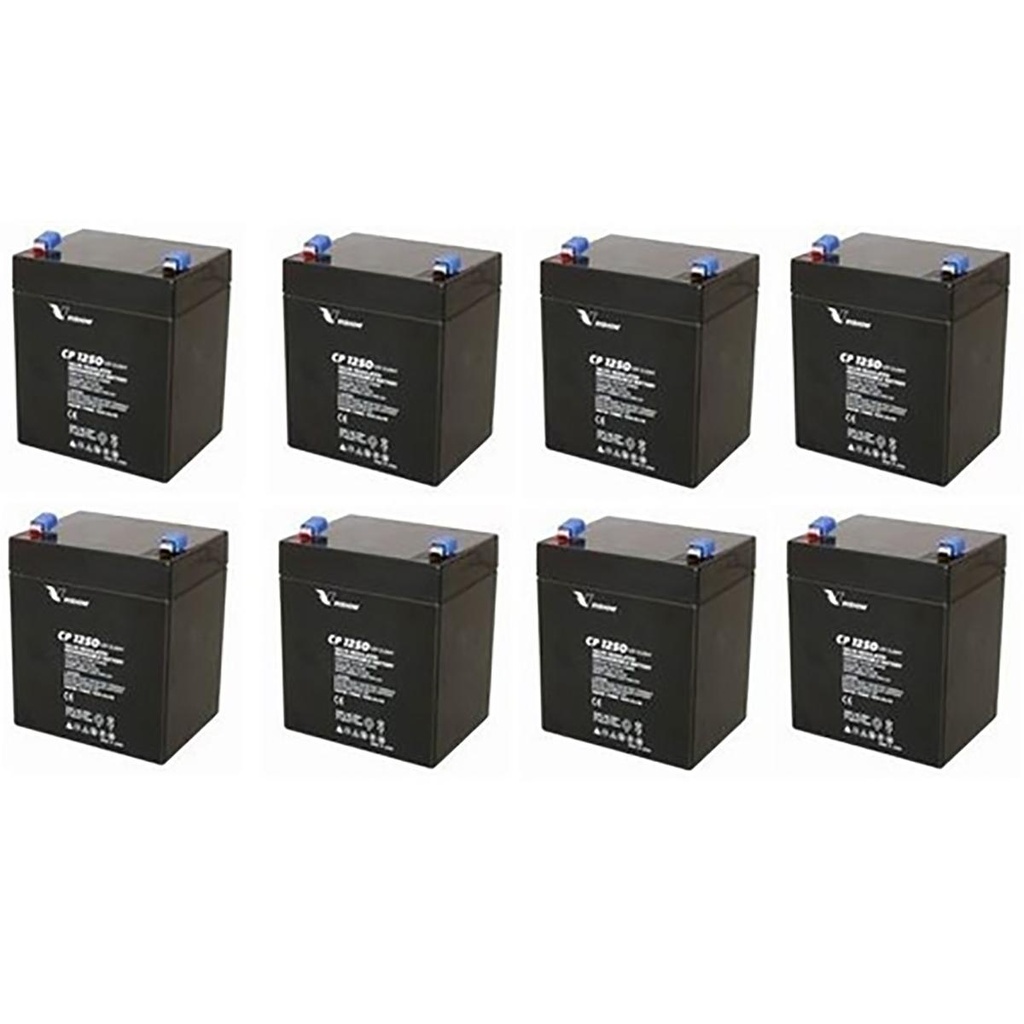 OSI 12v 5ah APC RBC43 8-Pack UPS Batteries
