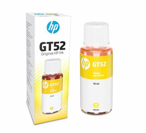 HP GT52 Yellow Original Ink Bottle