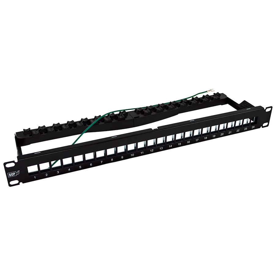 SCP Unloaded 24 Port Patch Panel