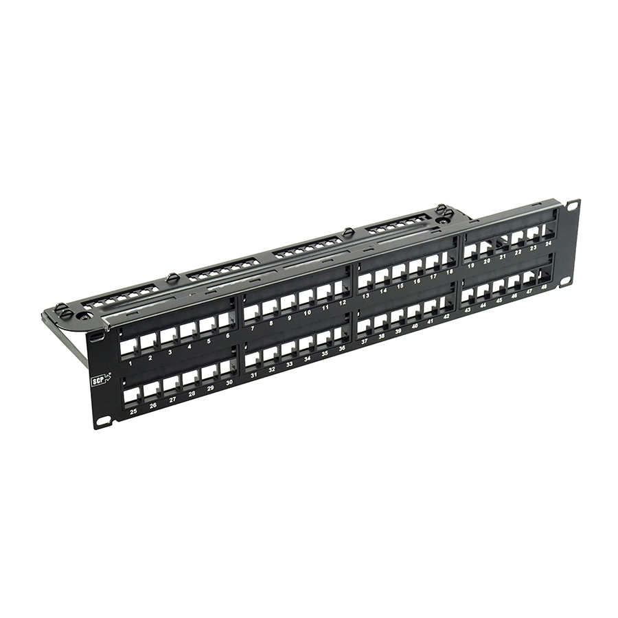 SCP Unloaded 48 Port Patch Panel