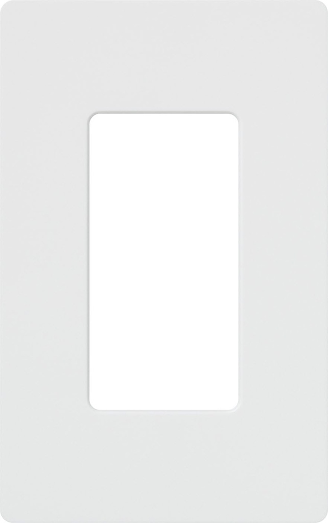 Lutron 1-G Claro Plate WHT