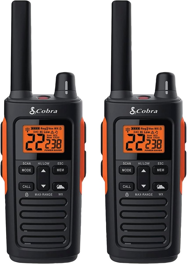 Cobra RX680 Waterproof Walkie Talkies 38-Mile