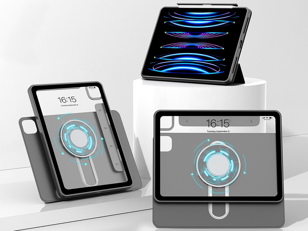 Prodigee iPad 11 Pro Revolve Folio Case Black