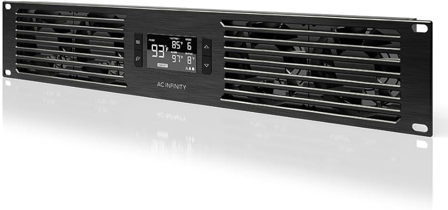 AC Infinity Cloudplate T7, Rack Mount Fan Panel 2U
