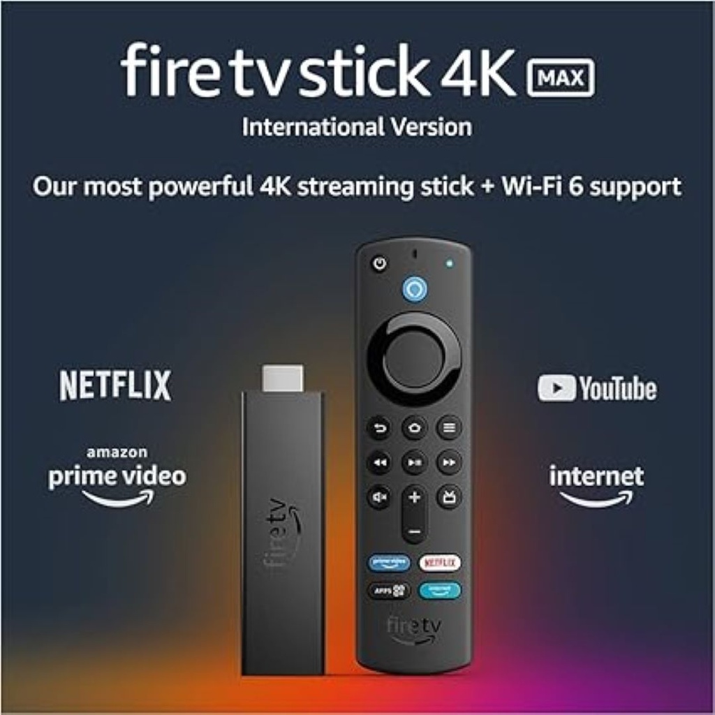 Amazon Fire TV Stick 4K Max - 16GB WiFi 6E