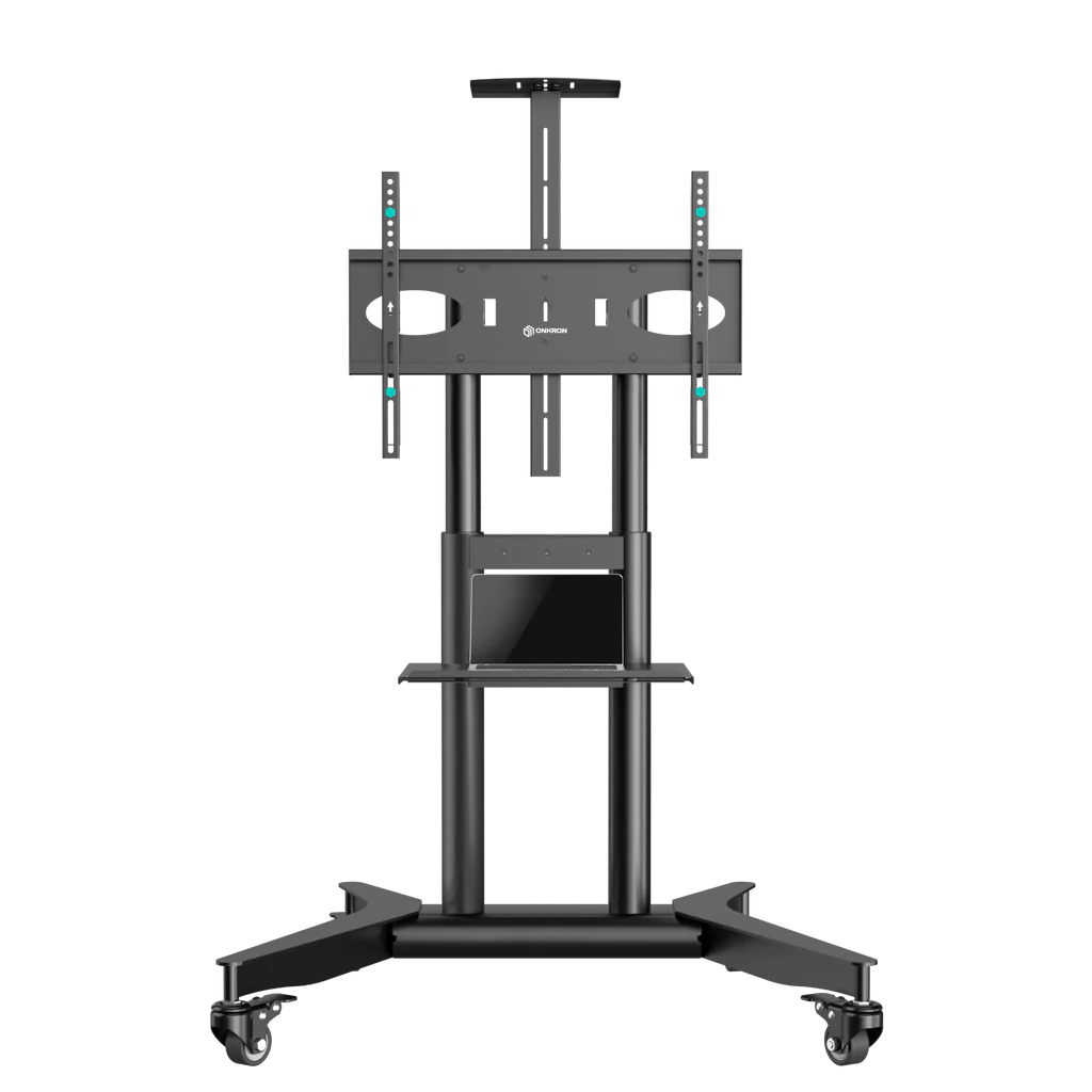 ONKRON Mobile TV Stand Rolling Cart for 32" to 75" TVs