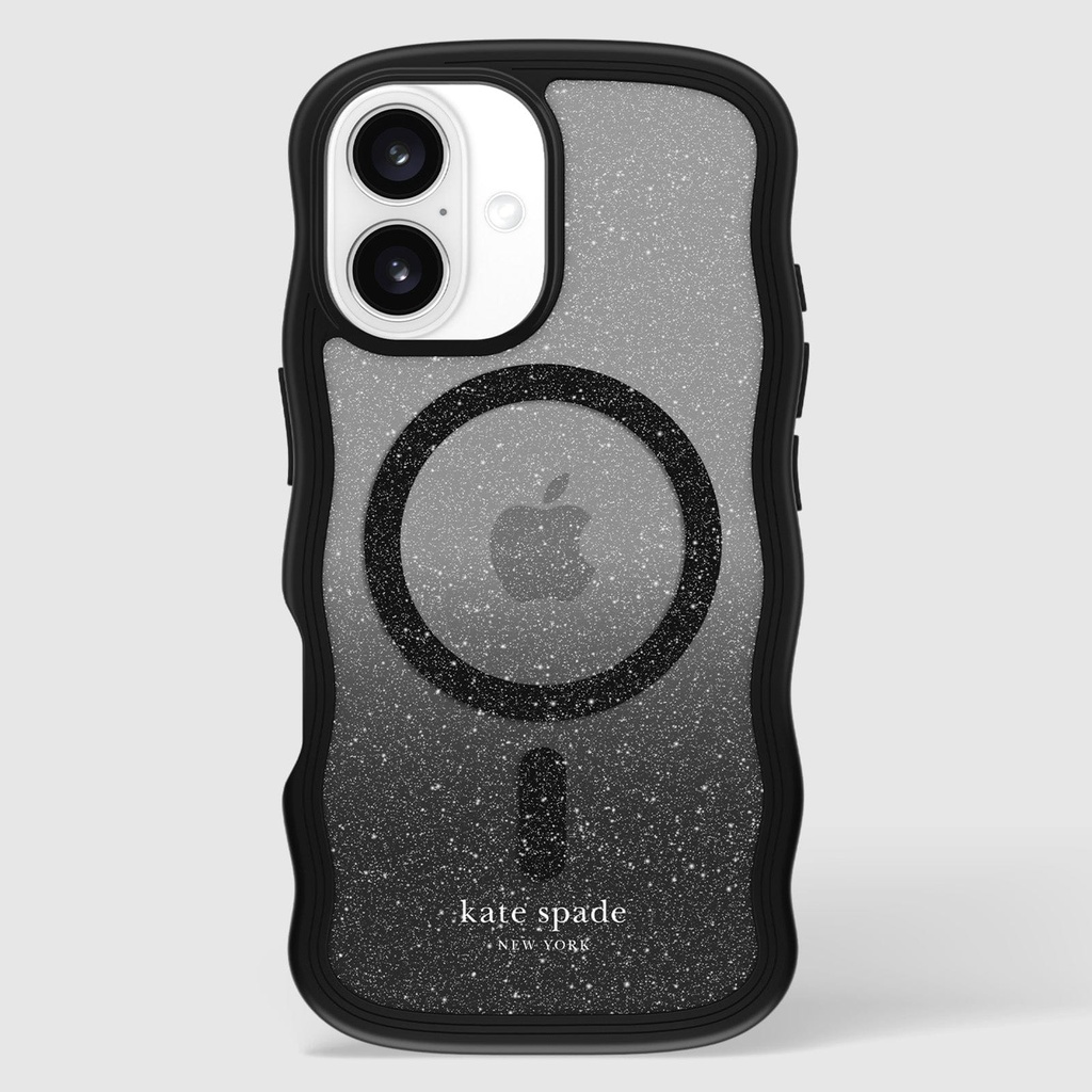 Kate Spade NY Wavy Case with MagSafe for iPhone16 - Nightfall