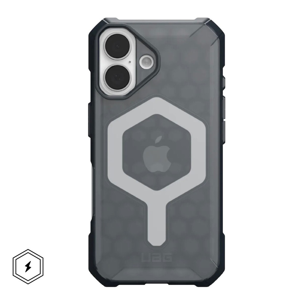 UAG Essential Armor Case with MagSafe for iPhone 16 - Ash