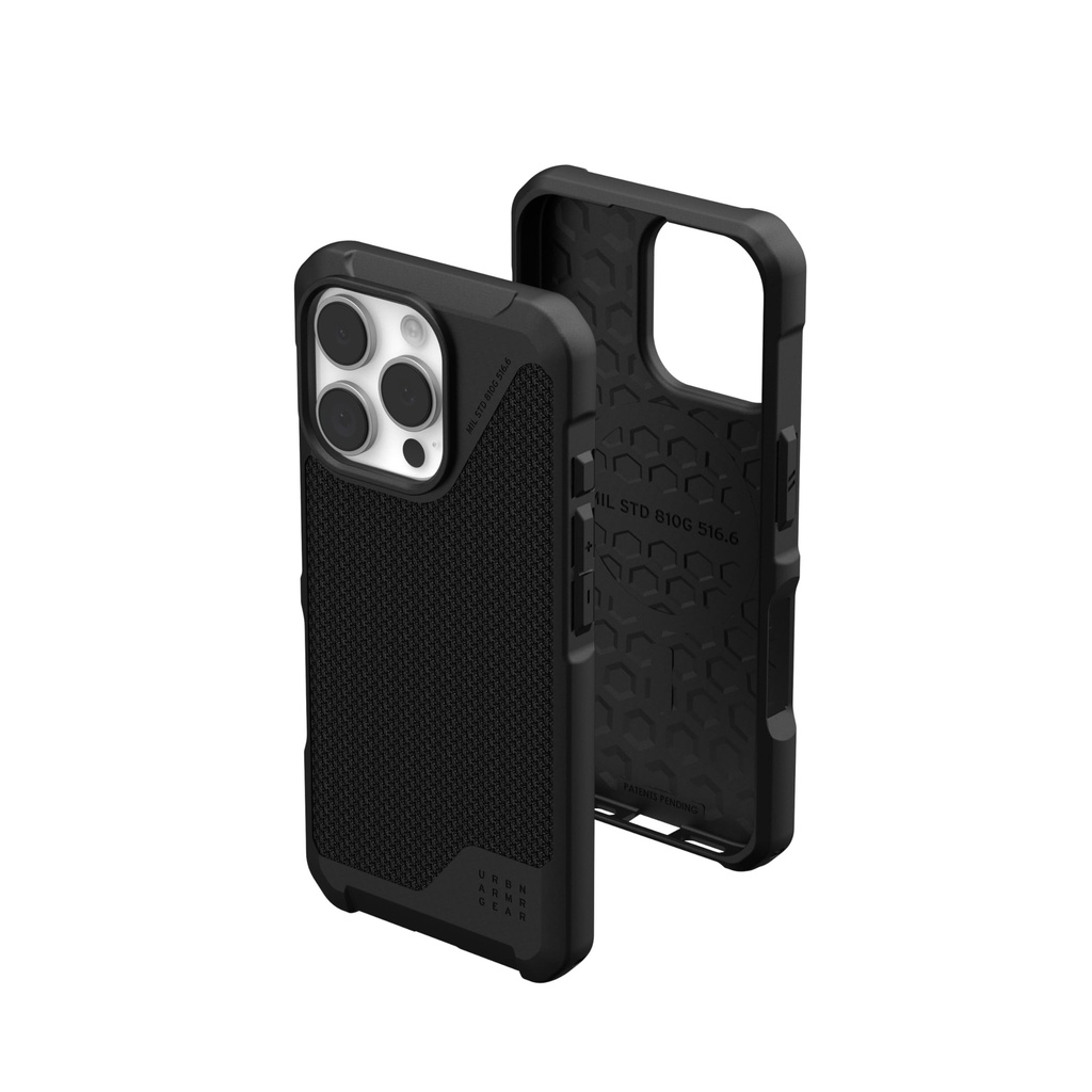 UAG Metropolis LT Case with MagSafe for 16 Pro - Kevlar Black