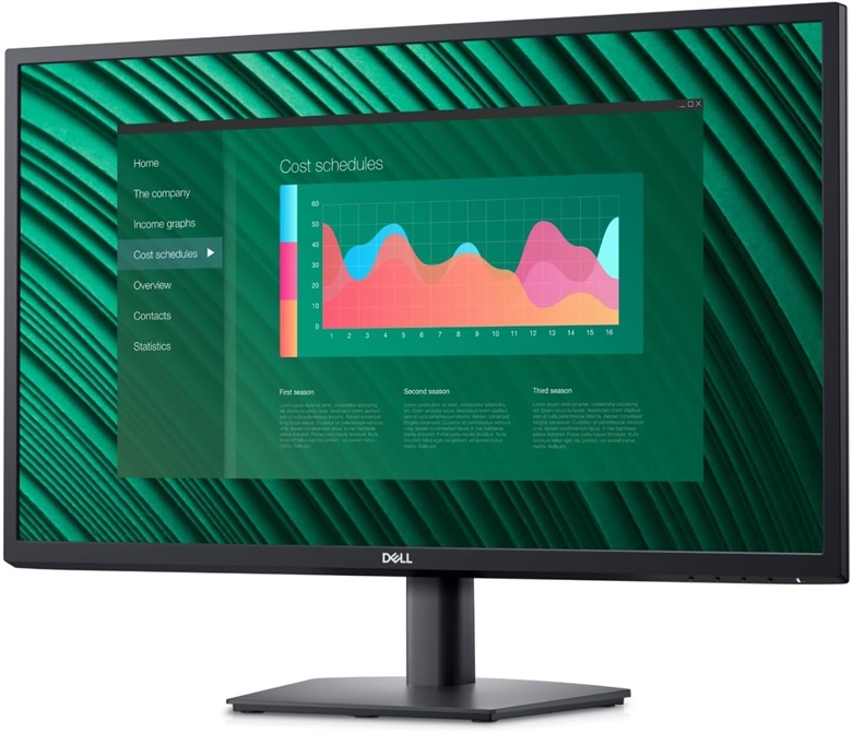 Dell 27" Fixed Stand Monitor E2723H VGA/DP
