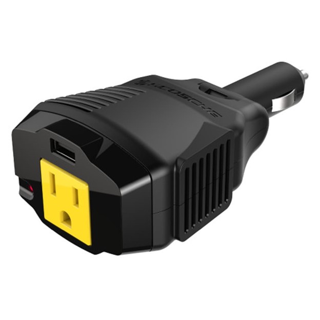 Scosche Portable Power Inverter 100W - Black