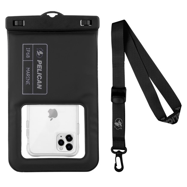Pelican - Marine Waterproof Floating Phone Pouch XL - Stealth Black