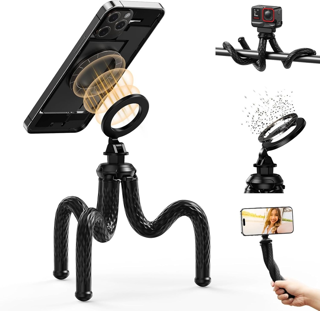 TELESIN° Magnetic Flexible Tripod for iPhone