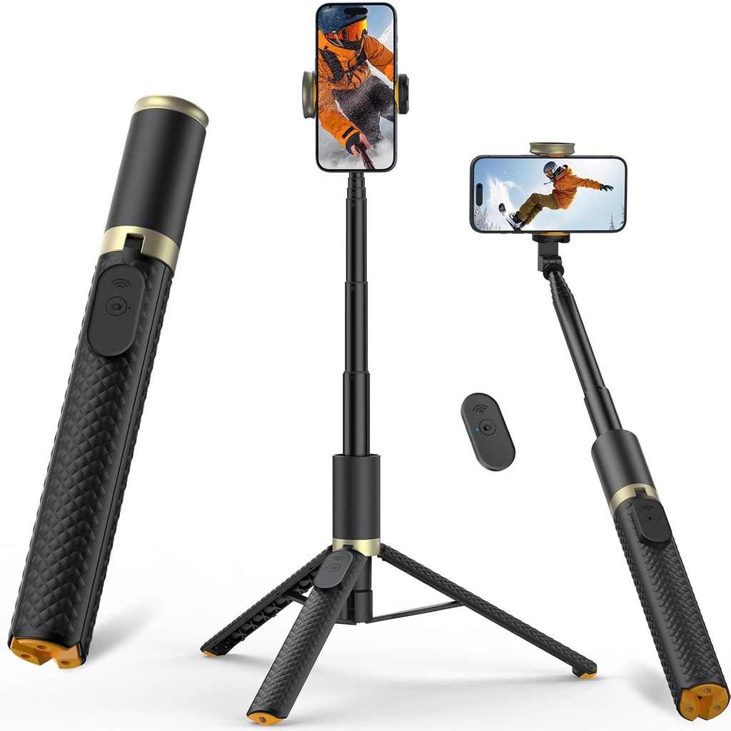 Vimose 62" Phone Tripod & Selfie Stick with Remote