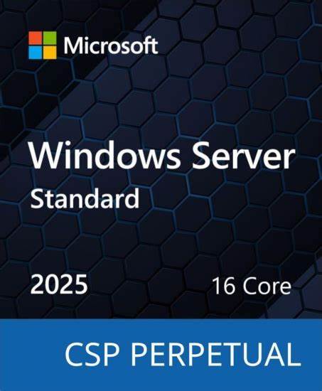 Windows Server 2025 Standard 16-Core License